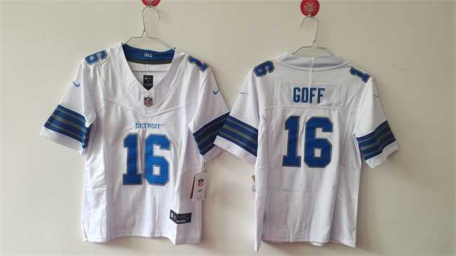 Youth Detroit Lions #16 Jared Goff White 2024 F.U.S.E. Vapor Limited Stitched Jersey->indianapolis colts->NFL Jersey
